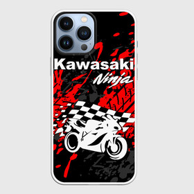 Чехол для iPhone 13 Pro Max с принтом KAWASAKI NINJA   КАВАСАКИ в Курске,  |  | Тематика изображения на принте: kawasaki | motorcycle | motosport | ninja | racing | speed | sport | байк | гонки | двигатель | кавасаки | мото | мотокросс | мотоспорт | мототриал | мотоцикл | нинзя. | скорость | спорт