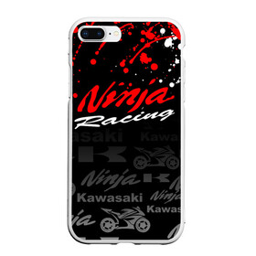 Чехол для iPhone 7Plus/8 Plus матовый с принтом KAWASAKI NINJA / NINJA RACING в Курске, Силикон | Область печати: задняя сторона чехла, без боковых панелей | Тематика изображения на принте: kawasaki | motorcycle | motosport | ninja | racing | speed | sport | байк | гонки | двигатель | кавасаки | мото | мотокросс | мотоспорт | мототриал | мотоцикл | нинзя. | скорость | спорт