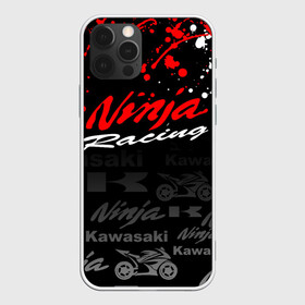 Чехол для iPhone 12 Pro с принтом KAWASAKI NINJA / NINJA RACING в Курске, силикон | область печати: задняя сторона чехла, без боковых панелей | kawasaki | motorcycle | motosport | ninja | racing | speed | sport | байк | гонки | двигатель | кавасаки | мото | мотокросс | мотоспорт | мототриал | мотоцикл | нинзя. | скорость | спорт