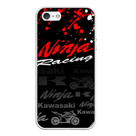 Чехол для iPhone 5/5S матовый с принтом KAWASAKI NINJA / NINJA RACING в Курске, Силикон | Область печати: задняя сторона чехла, без боковых панелей | Тематика изображения на принте: kawasaki | motorcycle | motosport | ninja | racing | speed | sport | байк | гонки | двигатель | кавасаки | мото | мотокросс | мотоспорт | мототриал | мотоцикл | нинзя. | скорость | спорт