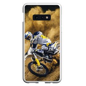 Чехол для Samsung S10E с принтом HUSQVARNA / ХУСКВАРНА / SPORT в Курске, Силикон | Область печати: задняя сторона чехла, без боковых панелей | Тематика изображения на принте: husqvarna | motorcycle | motosport | racing | speed | sport | байк. | гонки | двигатель | мото | мотокросс | мотоспорт | мототриал | мотоцикл | скорость | спорт | хускварна