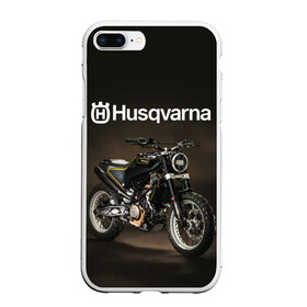 Чехол для iPhone 7Plus/8 Plus матовый с принтом HUSQVARNA / ХУСКВАРНА / SPORT в Курске, Силикон | Область печати: задняя сторона чехла, без боковых панелей | Тематика изображения на принте: husqvarna | motorcycle | motosport | racing | speed | sport | байк. | гонки | двигатель | мото | мотокросс | мотоспорт | мототриал | мотоцикл | скорость | спорт | хускварна