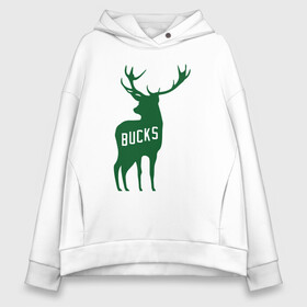 Женское худи Oversize хлопок с принтом NBA - Bucks в Курске, френч-терри — 70% хлопок, 30% полиэстер. Мягкий теплый начес внутри —100% хлопок | боковые карманы, эластичные манжеты и нижняя кромка, капюшон на магнитной кнопке | antetokounmpo | basketball | bucks | giannis | milwaukee | mvp | nba | sport | streetball | адетокумбо | бакс | баскетбол | игра | милуоки | мяч | нба | олень | спорт | стритбол | тренер | чемпион | янис