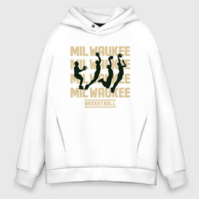 Мужское худи Oversize хлопок с принтом Milwaukee Basketball в Курске, френч-терри — 70% хлопок, 30% полиэстер. Мягкий теплый начес внутри —100% хлопок | боковые карманы, эластичные манжеты и нижняя кромка, капюшон на магнитной кнопке | antetokounmpo | basketball | bucks | giannis | milwaukee | mvp | nba | sport | streetball | адетокумбо | бакс | баскетбол | игра | милуоки | мяч | нба | олень | спорт | стритбол | тренер | чемпион | янис