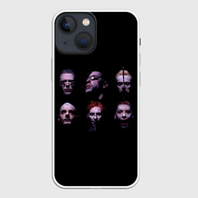 Чехол для iPhone 13 mini с принтом Rammstein horror в Курске,  |  | alternative | metall | music | rammstein | rock | альтернатива | кристиан лоренц | кристоф шнайдер | металл | музыка | оливер ридель | пауль ландерс | раммштайн | рамштайн | рамштэйн | рихард круспе | рок