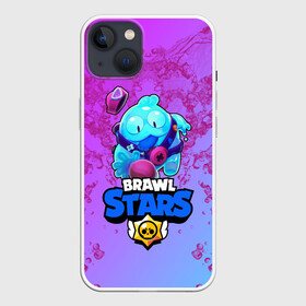 Чехол для iPhone 13 с принтом BRAWL STARS SQUEAK: СКВИК. в Курске,  |  | brawl stars | leon | sally leon | shark | werewolf leon | акула | бравл старс | оборотень | сквик squeak