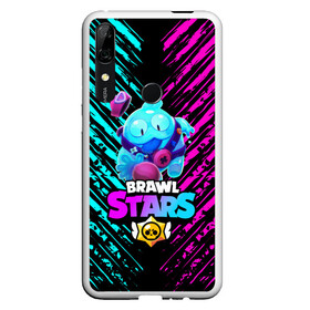 Чехол для Honor P Smart Z с принтом BRAWL STARS SQUEAK: СКВИК. в Курске, Силикон | Область печати: задняя сторона чехла, без боковых панелей | brawl stars | leon | sally leon | shark | werewolf leon | акула | бравл старс | оборотень | сквик squeak