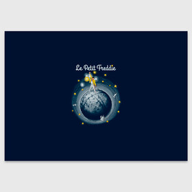 Поздравительная открытка с принтом Le Petit Freddie в Курске, 100% бумага | плотность бумаги 280 г/м2, матовая, на обратной стороне линовка и место для марки
 | alternative | metall | music | queen | qween | rock | альтернатива | квин | куин | металл | музыка | рок | фредди меркьюри