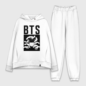 Женский костюм хлопок Oversize с принтом БТС | BTS (Z) в Курске,  |  | bangtan boys | bangtan sonyeondan | beyond the scene | bt21 | bts | bulletproof boy scouts | love yourself | rm | бойбенд | бтс | ви | джей хоуп | джонгук | пантхан сонёндан | сюга | фандань шаоняньтуань | чимин | чин