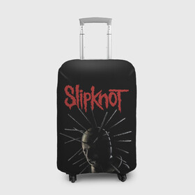 Чехол для чемодана 3D с принтом CRAIG JONES | SLIPKNOT (Z) в Курске, 86% полиэфир, 14% спандекс | двустороннее нанесение принта, прорези для ручек и колес | craig michael jones | rock | slipknot | крэг джонс | петля | рок | скользящий узел | слипкнот | тяжелый рок | удавка