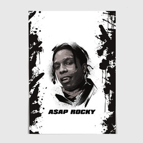 Постер с принтом АСАП | ASAP ROCKY (Z) в Курске, 100% бумага
 | бумага, плотность 150 мг. Матовая, но за счет высокого коэффициента гладкости имеет небольшой блеск и дает на свету блики, но в отличии от глянцевой бумаги не покрыта лаком | america | asap | asap rocky | black rap | music | rap | raper | testing | usa | америка | асап | асап роки | зарубежная музыка | музыка | музыкант | реп | репер | сша | тестин | черный реп