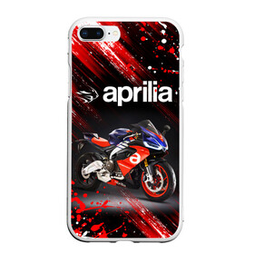 Чехол для iPhone 7Plus/8 Plus матовый с принтом APRILIA / АПРИЛИЯ / MOTO в Курске, Силикон | Область печати: задняя сторона чехла, без боковых панелей | Тематика изображения на принте: 120. | 50 | aprilia | motorcycle | motosport | racing | rs | speed | sport | априлия | байк | гонки | двигатель | мото | мотокросс | мотоспорт | мототриал | мотоцикл | скорость | спорт