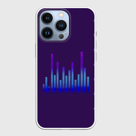 Чехол для iPhone 13 Pro с принтом Эквалайзер в Курске,  |  | Тематика изображения на принте: dj | клуб | музыка | неон | ультрафиолет | эквалайзер