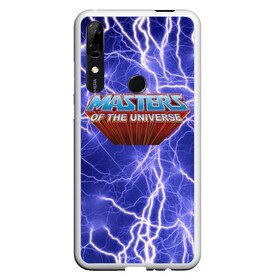 Чехол для Honor P Smart Z с принтом Masters of the Universe | Logo | Лого (Z) в Курске, Силикон | Область печати: задняя сторона чехла, без боковых панелей | he man | logo | masters of the universe | mult | she ra | властелины вселенной | лого | логотип | мульт | мультфильм