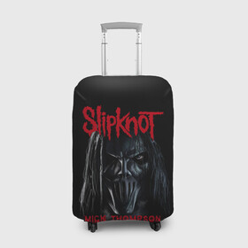 Чехол для чемодана 3D с принтом MICK THOMPSON | SLIPKNOT | СЛИПКНОТ (Z) в Курске, 86% полиэфир, 14% спандекс | двустороннее нанесение принта, прорези для ручек и колес | mick thompson | rock | slipknot | кейси джонс | мик томпсон | петля | рок | скользящий узел | слипкнот | тяжелый рок | удавка