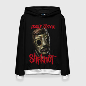 Женская толстовка 3D с принтом COREY TAYLOR | SLIPKNOT | СЛИПКНОТ (Z) в Курске, 100% полиэстер  | двухслойный капюшон со шнурком для регулировки, мягкие манжеты на рукавах и по низу толстовки, спереди карман-кенгуру с мягким внутренним слоем. | corey taylor | rock | slipknot | коре | коре тейлор | петля | рок | скользящий узел | слипкнот | тейлор | тяжелый рок | удавка