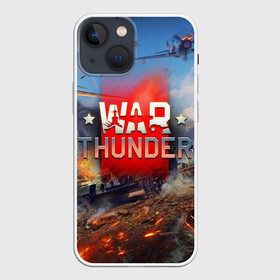 Чехол для iPhone 13 mini с принтом WAR THUNDER   ВАР ТАНДЕР в Курске,  |  | Тематика изображения на принте: game | war thunder | warthunder | world of tanks | wot | вар тандер | война | вот | игры | корабли | мир танков. | онлайн игра | самолеты | танки