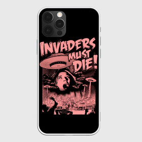 Чехол для iPhone 12 Pro Max с принтом Invaders must die в Курске, Силикон |  | alternative | dj | electo | music | prodigy | альтернатива | музыка | продиджи | продижи | электроника