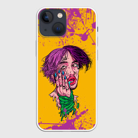 Чехол для iPhone 13 mini с принтом LIL PUMP | ЛИЛ ПАМП | БРЫЗГИ (Z) в Курске,  |  | esketit | gucci gang | lil pump | pattern | брызги | гуччи ганг | лил памп