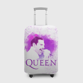 Чехол для чемодана 3D с принтом Freddie Mercury | Queen (Z) в Курске, 86% полиэфир, 14% спандекс | двустороннее нанесение принта, прорези для ручек и колес | freddie mercury | music | queen | брайан мэй | глэм рок | джон дикон | квин | королева | музыка | поп рок | роджер тейлор | фредди меркьюри | хард рок