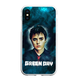 Чехол для iPhone XS Max матовый с принтом Billie | GreenDay | ГринДай (Z) в Курске, Силикон | Область печати: задняя сторона чехла, без боковых панелей | Тематика изображения на принте: billie joe armstrong | greenday | rock | альтернативный | билли джо армстронг | гриндей | зеленый день | майк дёрнт | музыка | панк рок | поп панк | рок | тре кул