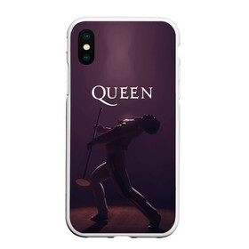 Чехол для iPhone XS Max матовый с принтом Freddie Mercury | Queen (Z) в Курске, Силикон | Область печати: задняя сторона чехла, без боковых панелей | freddie mercury | music | queen | брайан мэй | глэм рок | джон дикон | квин | королева | музыка | поп рок | роджер тейлор | фредди | фредди меркьюри | фреди | хард рок