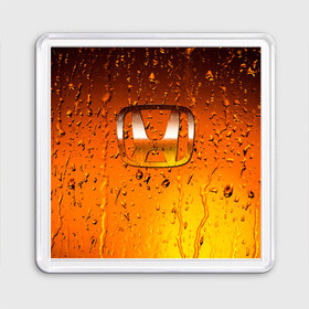 Магнит 55*55 с принтом Honda капли дождя в Курске, Пластик | Размер: 65*65 мм; Размер печати: 55*55 мм | auto | car | honda | motor | sport | sport car | авто | авто бренды | вода | дождь | капли | машина | спорт | спорт кар | хонда