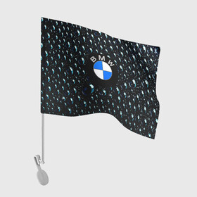 Флаг для автомобиля с принтом BMW Collection Storm в Курске, 100% полиэстер | Размер: 30*21 см | auto | bmw | car | motor | sport | sport car | авто | авто бренды | бмв | вода | дождь | капли | машина | спорт | спорт кар