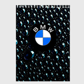 Скетчбук с принтом BMW Collection Storm в Курске, 100% бумага
 | 48 листов, плотность листов — 100 г/м2, плотность картонной обложки — 250 г/м2. Листы скреплены сверху удобной пружинной спиралью | auto | bmw | car | motor | sport | sport car | авто | авто бренды | бмв | вода | дождь | капли | машина | спорт | спорт кар