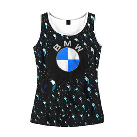 Женская майка 3D с принтом BMW Collection Storm в Курске, 100% полиэстер | круглая горловина, прямой силуэт, длина до линии бедра | auto | bmw | car | motor | sport | sport car | авто | авто бренды | бмв | вода | дождь | капли | машина | спорт | спорт кар