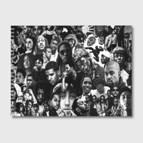 Альбом для рисования с принтом Music Rap allpic в Курске, 100% бумага
 | матовая бумага, плотность 200 мг. | allpic | music | зарубежный рэп | логотипы реп | музыка | реп | репер | рэп | рэп логотипы | рэпер