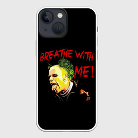 Чехол для iPhone 13 mini с принтом Breathe whith me в Курске,  |  | alternative | dj | electo | music | prodigy | альтернатива | музыка | продиджи | продижи | электроника