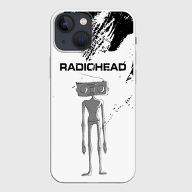 Чехол для iPhone 13 mini с принтом Radiohead | Радиохед (Z) в Курске,  |  | Тематика изображения на принте: radiohead | thomas edward yorke | альтернативный рок | арт рок | джонни гринвуд | инди рок | колин гринвуд | том йорк | фил селуэй | эд о’брайен | экспериментальный рок | электронная музыка
