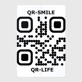 Магнитный плакат 2Х3 с принтом QR-SMILE в Курске, Полимерный материал с магнитным слоем | 6 деталей размером 9*9 см | Тематика изображения на принте: life | qr | smile | жизнь | прикол | улыбка
