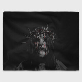 Плед 3D с принтом Joey Jordison в Курске, 100% полиэстер | закругленные углы, все края обработаны. Ткань не мнется и не растягивается | alternative | metall | music | rock | slipknot | slipnot | альтернатива | металл | музыка | рок | слипкнот | слипнот