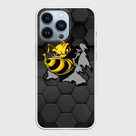 Чехол для iPhone 13 Pro с принтом Оса 3D в Курске,  |  | Тематика изображения на принте: 3d | жало | мед | насекомое | оса | пчела