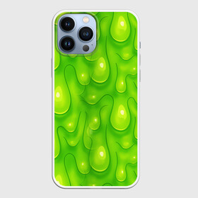 Чехол для iPhone 13 Pro Max с принтом СЛИЗЬ   SLIME   ТЕКСТУРА в Курске,  |  | pattern | slime | желе | жидкость | зеленый | мерзко. | слизь | сопли | текстура | узор