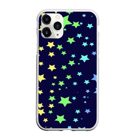 Чехол для iPhone 11 Pro матовый с принтом Звезды в Курске, Силикон |  | звезда | звездопад | небо | ночь | разноцветный
