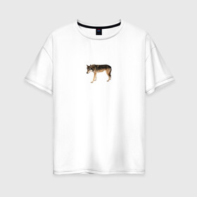 Женская футболка хлопок Oversize с принтом Цитаты волка в Курске, 100% хлопок | свободный крой, круглый ворот, спущенный рукав, длина до линии бедер
 | auf | ауф | волк | волк мем | волчьи мемы | двач мем | мем | пикабу мем | цитата волка
