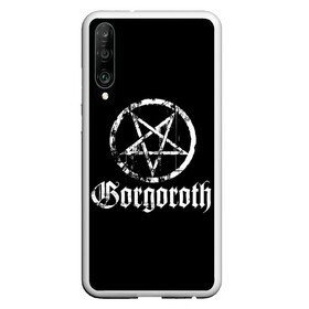 Чехол для Honor P30 с принтом Gorgoroth в Курске, Силикон | Область печати: задняя сторона чехла, без боковых панелей | blackmetal | gorgoroth | metal | rock | блэк метал | горгоротх | группы | рок | роцк