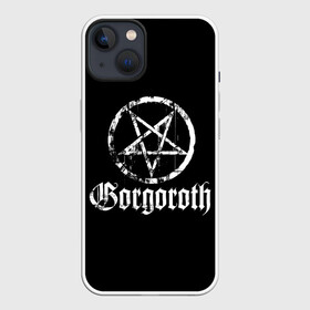 Чехол для iPhone 13 с принтом Gorgoroth в Курске,  |  | blackmetal | gorgoroth | metal | rock | блэк метал | горгоротх | группы | рок | роцк