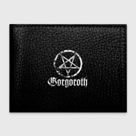 Обложка для студенческого билета с принтом Gorgoroth в Курске, натуральная кожа | Размер: 11*8 см; Печать на всей внешней стороне | blackmetal | gorgoroth | metal | rock | блэк метал | горгоротх | группы | рок | роцк