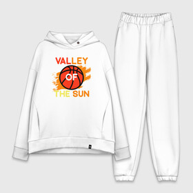 Женский костюм хлопок Oversize с принтом Valley Of The Sun в Курске,  |  | basketball | mvp | nba | phoenix | sport | streetball | suns | аризона | баскетбол | игра | крис пол | мяч | нба | санс | спорт | стритбол | тренер | финикс | чемпион