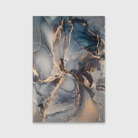Обложка для паспорта матовая кожа с принтом Fluid art ink mix в Курске, натуральная матовая кожа | размер 19,3 х 13,7 см; прозрачные пластиковые крепления | fluid art | абстракция | линии | смешение красок | чернила