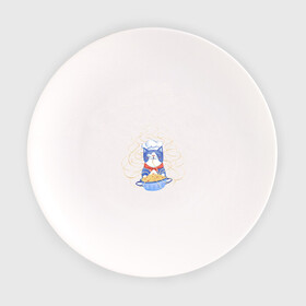 Тарелка с принтом Котик-повар в Курске, фарфор | диаметр - 210 мм
диаметр для нанесения принта - 120 мм | арт | кот | котик | кошка | макароны | паста | повар | рисунок | спагетти
