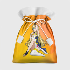 Подарочный 3D мешок с принтом Аниме блондинка 18+ в Курске, 100% полиэстер | Размер: 29*39 см | аниме | анимешная | блондинка | вайфу | девочка | девушка | кавайная | милая | тян