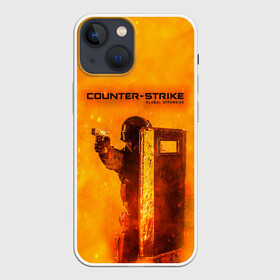 Чехол для iPhone 13 mini с принтом CS GO FIRE | КС ГО (Z) в Курске,  |  | awp | counter strike | cs go | cs go global offensive | cs:go | csgo | global offensive | глобальное наступление | контрудар | кс го | ксго