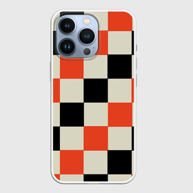 Чехол для iPhone 13 Pro с принтом Образец шахматной доски в Курске,  |  | Тематика изображения на принте: блоки | вектор | геометрический | графический | модульный | символ | узор | шахматная доска