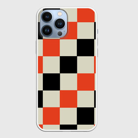 Чехол для iPhone 13 Pro Max с принтом Образец шахматной доски в Курске,  |  | Тематика изображения на принте: блоки | вектор | геометрический | графический | модульный | символ | узор | шахматная доска