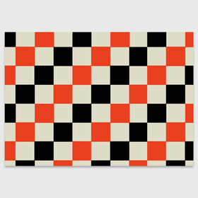 Поздравительная открытка с принтом Образец шахматной доски в Курске, 100% бумага | плотность бумаги 280 г/м2, матовая, на обратной стороне линовка и место для марки
 | Тематика изображения на принте: блоки | вектор | геометрический | графический | модульный | символ | узор | шахматная доска